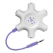 Belkin F8Z274BTPUR cambiador de género para cable 1x 3.5mm 5x 3.5mm Púrpura, Blanco