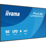 iiyama 98" 4K UHD Most powerful professional digital signage display with advanced control and connectivity options