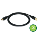 Monoprice 39915 USB cable USB 2.0 39.4" (1 m) USB A USB C Black