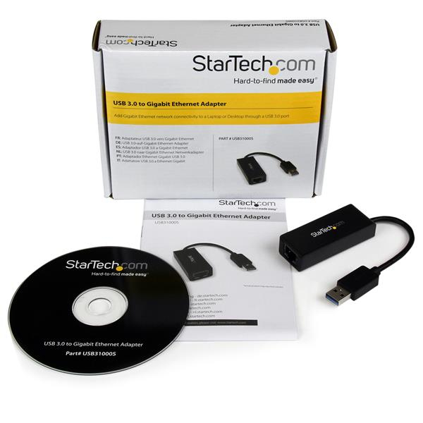 StarTech.com USB 3.0 to Gigabit Ethernet NIC Network Adapter