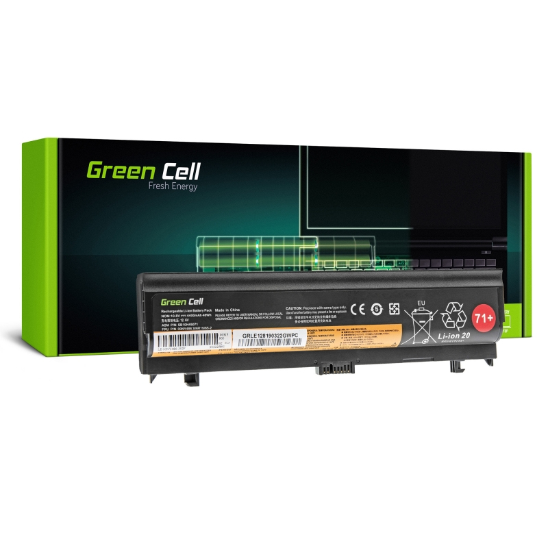 LE128 GREEN CELL Battery for Lenovo ThinkPad L560 L570 - High Performance