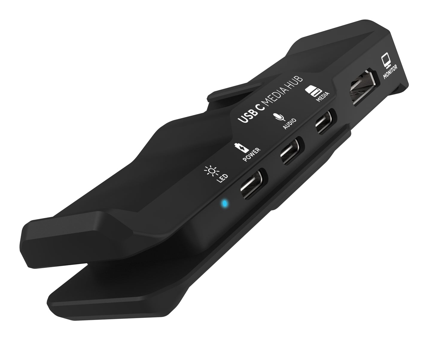 Kondor Blue KB-USBC-AHUB-BK interface hub USB Type-C 10000 Mbit/s Black