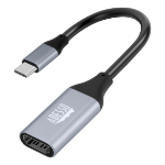 Adesso AUH-5010 video cable adapter 5" (0.127 m) USB Type-C HDMI Aluminum