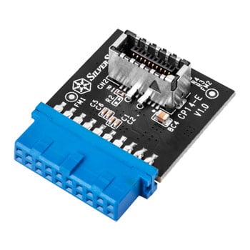 Image of Silverstone SST-CP14-E - USB 3.0 19 Pin auf Mini 20 Frontpanel Typ...