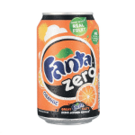 Fanta Zero Orange 330ml Can Pk24 0402039
