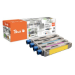 Peach PT1212 inktcartridge 4 stuk(s) Compatibel Normaal rendement Zwart, Blauw, Paars, Geel