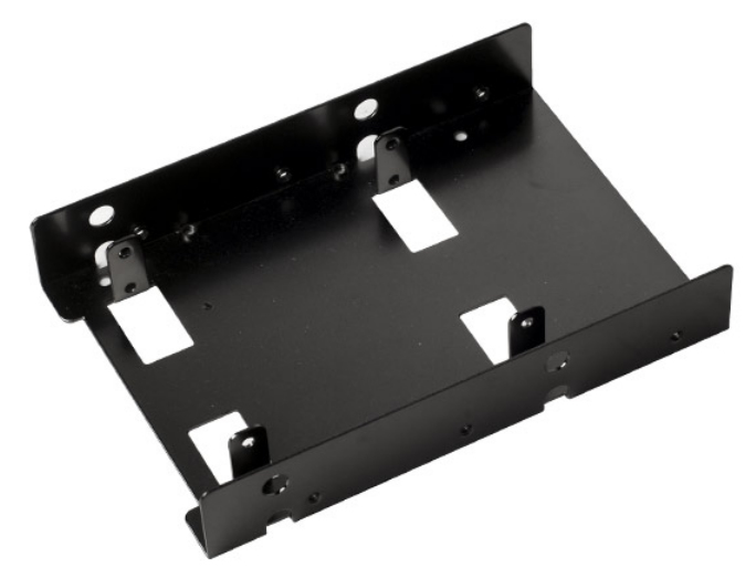 Image of Silverstone SST-SDP08B drive bay panel 8.89 cm (3.5") Black, Nickel