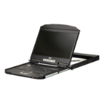 ATEN CL3100NX rack console 47 cm (18.5") 1366 x 768 Pixels Metaal, Kunststof Zwart 1U