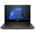 HP ProBook x360 Fortis 11 inch G9 Hybrid (2-in-1) 29.5 cm (11.6") Touchscreen HD Intel® Celeron® N5100 4 GB DDR4-SDRAM 128 GB SSD Wi-Fi 6 (802.11ax) Windows 11 SE Education Black