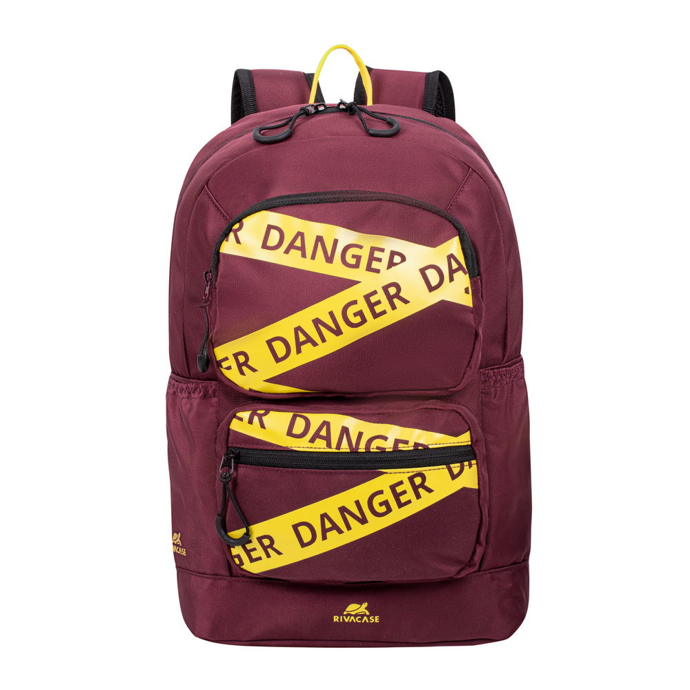 Rivacase Erebus notebook case 33.8 cm (13.3") Backpack Burgundy