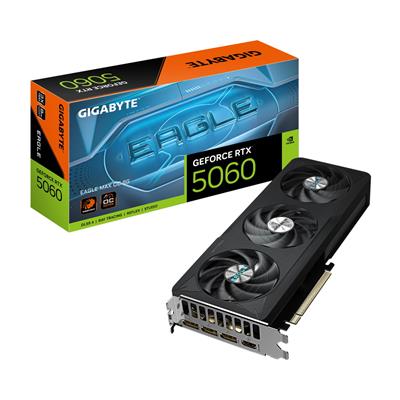 Gigabyte NVIDIA GeForce RTX 5060 EAGLE MAX OC 8GB GDDR7 Graphics Card.