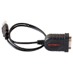 CODi A01026 serial cable Black 3.94" (0.1 m) USB Type-A DB-9