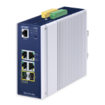 PLANET TSN-5225-4T2S network switch Managed L2+ Gigabit Ethernet (10/100/1000) Aluminium, Blue