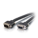 C2G 50ft VGA M/F VGA cable 600" (15.2 m) VGA (D-Sub) Black