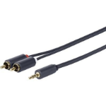 Vivolink PROMJRCA5 audio cable 5 m 3.5mm 2 x RCA Black