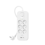 Belkin Connect Blanc 6 sortie(s) CA 2 m