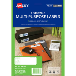 AVERY 959048 LABEL LASER REMOVABLE L7162 16 PER SHEET PACK 25