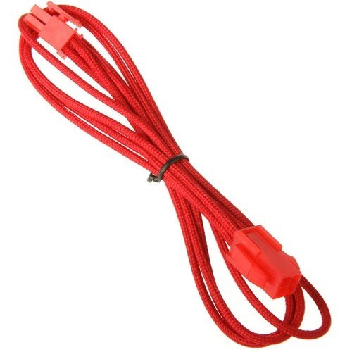 BFA-MSC-4ATX45RR-RP BITFENIX Alchemy 4-Pin ATX12V Extension 45cm - sleeved red/red