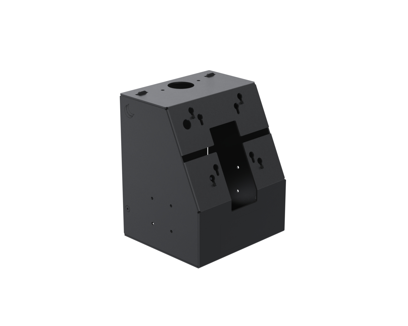 Image of Ergonomic Solutions SpacePole Kiosk & Signage Kiosk top module