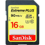 SanDisk 16GB Extreme Plus SDHC U3/Class 10 UHS-I
