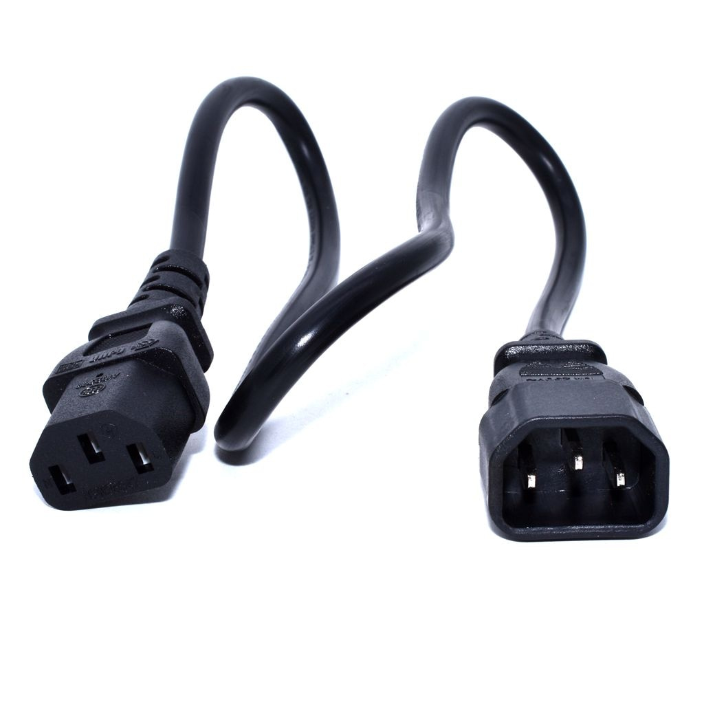 Image of Zebra CS-CAB-IEC power cable Black 0.5 m C13 coupler C14 coupler