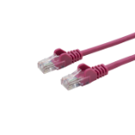 connektgear 2m RJ45 CAT6 UTP Stranded Flush Moulded LS0H Network Cable - 24AWG - Pink