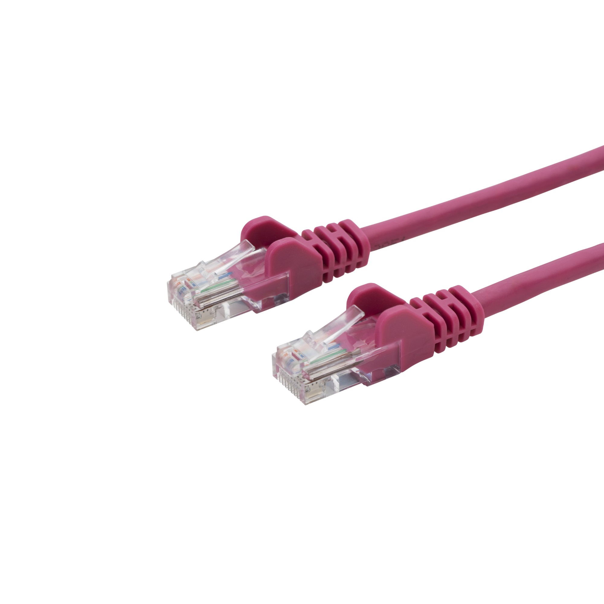 Connektgear Pink 0.5M Rj45 Cat6 Utp Stranded Flush Moulded Ls0h Network Cab