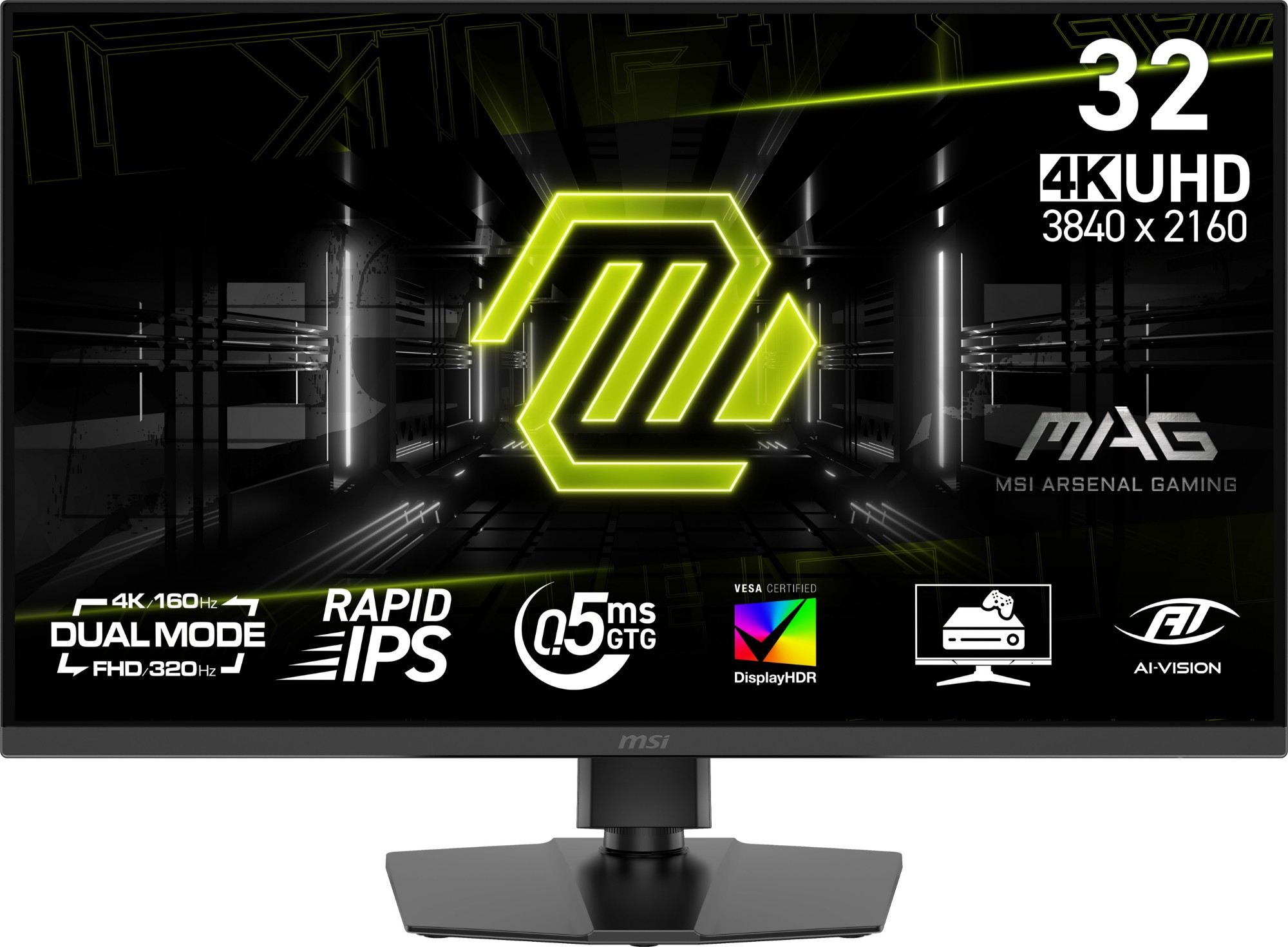 MSI MAG 322URDF E16 computer monitor 80 cm (31.5") 3840 x 2160 pixels 4K Ultra HD Black