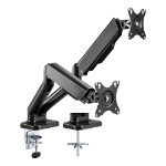 Techly ICA-LCD 462B monitor mount / stand 81.3 cm (32") Black Desk