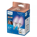 Philips Candle 4.9W (Eq.40W) C37 E14 x2