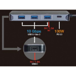 ROLINE 14.02.5048-10 USB 3.2 Gen 2 (3.1 Gen 2) Type-C 10000 Mbit/s Grey