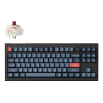 Keychron V3 Max keyboard Universal USB + RF Wireless + Bluetooth QWERTY UK English Black, Grey