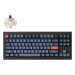 Keychron V3 Max keyboard Universal USB + RF Wireless + Bluetooth QWERTY UK English Black, Grey