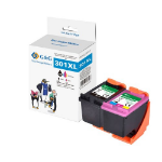 G&G Image 15116 Printhead cartridge multi pack black + color, 2x1.1K pages 36ml Pack=2 (replaces HP 301XL) for HP DeskJet 1000/1010/Envy 5530/OfficeJet 4630