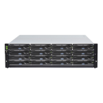 Infortrend JB 3016 disk array Rack (3U) Black, Grey