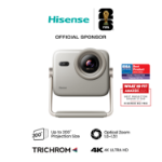 Hisense M2TUK Pro Short throw projector 1300 ANSI lumens DLP 4K (4096x2400) 3D Grey