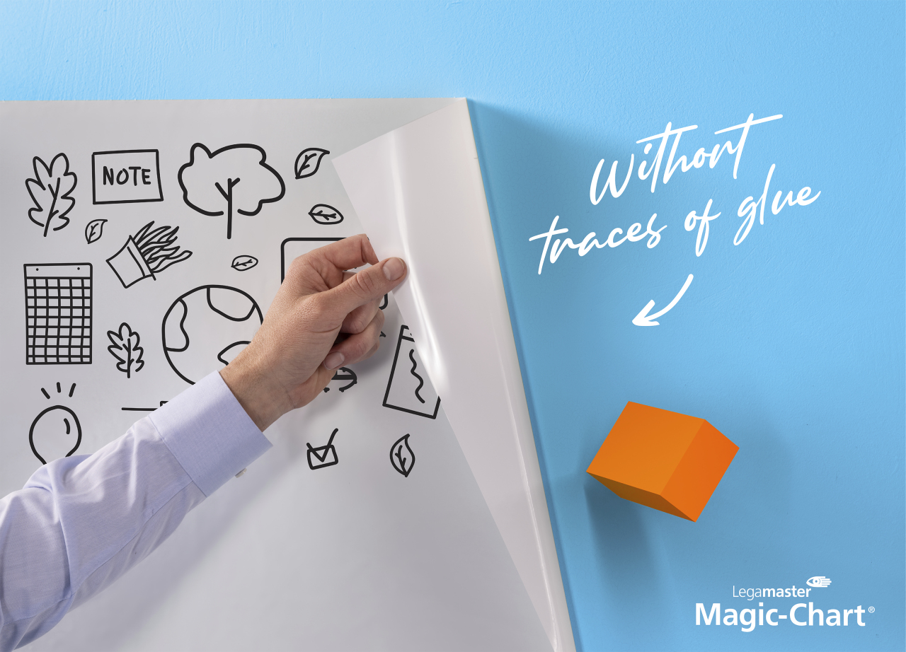Legamaster Magic-Chart clearboard foil 60x80cm