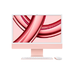 Apple iMac Apple M M3 59.7 cm (23.5") 4480 x 2520 pixels All-in-One PC 8 GB 256 GB SSD macOS Sonoma Wi-Fi 6E (802.11ax) Pink