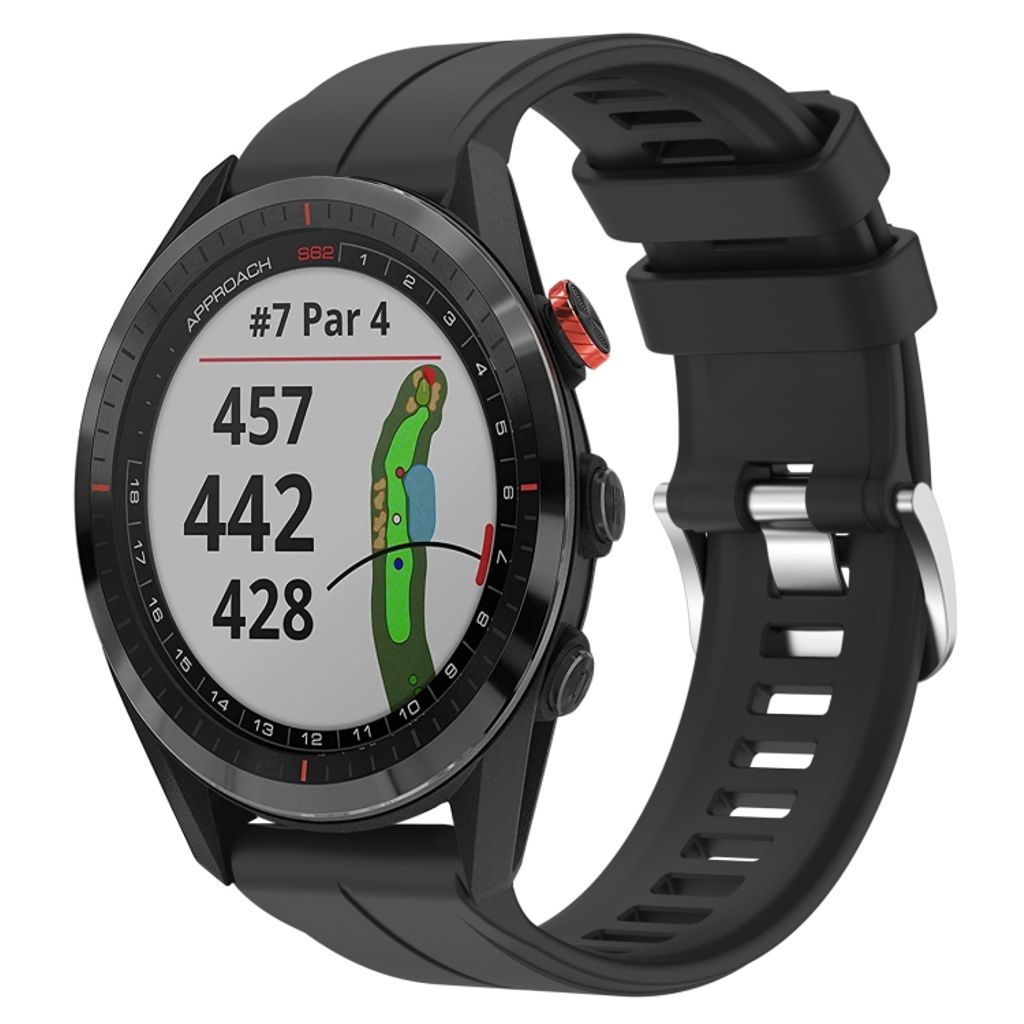 EU Product - Approach S62 Silicone Watch Band - Black thumbnail