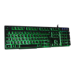 CIT RGB Wired Gaming Keyboard 7 Colour Back-Lit Keys USB 2.0 Black for Windows/Mac/Linux/Android
