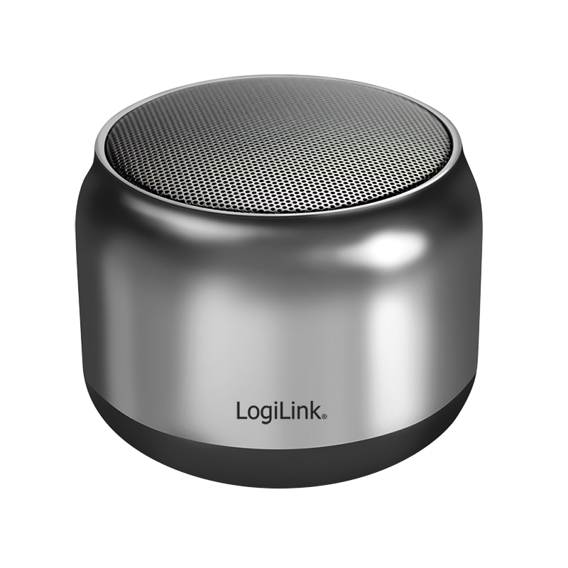 LogiLink Speaker, portable, BT 5.1, TWS, handsfree, grey