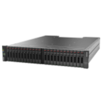 Lenovo DS2200 SFF disk array Rack (2U) Black, Stainless steel