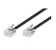 Image of Microconnect 6m RJ11 m/m Black