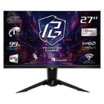 Asrock Phantom Gaming PG27QFW2A 27 Inch QHD (2560 x 1440) IPS Gaming Monitor, 400Hz 1ms (MPRT) Response Time, 2 x HDMI 2.0, 1 x DisplayPort 1.4, Height Adjustable
