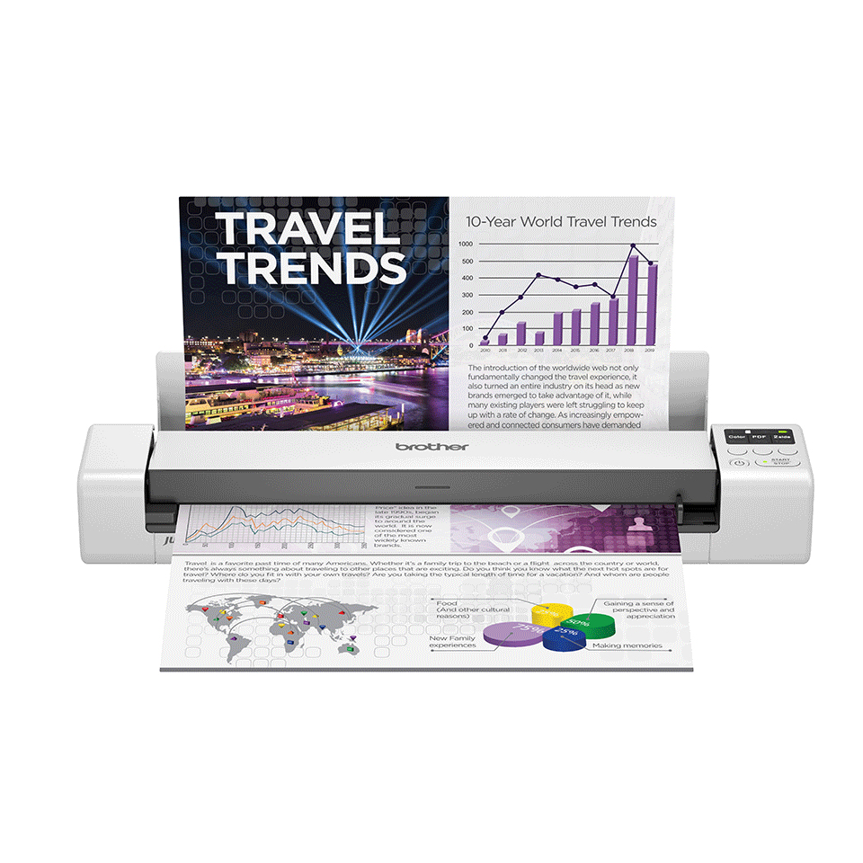 Image of Brother DS-940DW scanner Sheet-fed scanner 600 x 600 DPI A4 Black,...
