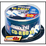 Maxell CD-R 80min 700MB spindle 50pk 50 pc(s)