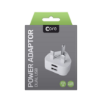 CORE Dual Power Adapter White