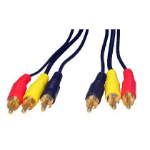 Cables Direct 2RR3-15 audio cable 15 m 3 x RCA Multicolour