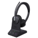 Yealink WH64 Dual Headset Wired & Wireless Head-band Calls/Music Bluetooth Charging stand Black