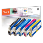 Peach PI200-909 inktcartridge 5 stuk(s) Hoog (XL) rendement Zwart, Cyaan, Magenta, Geel